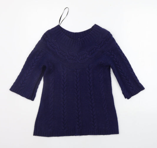 Papaya Womens Blue   Pullover Jumper Size 10
