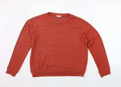 Wetseal Womens Orange   Pullover Jumper Size M