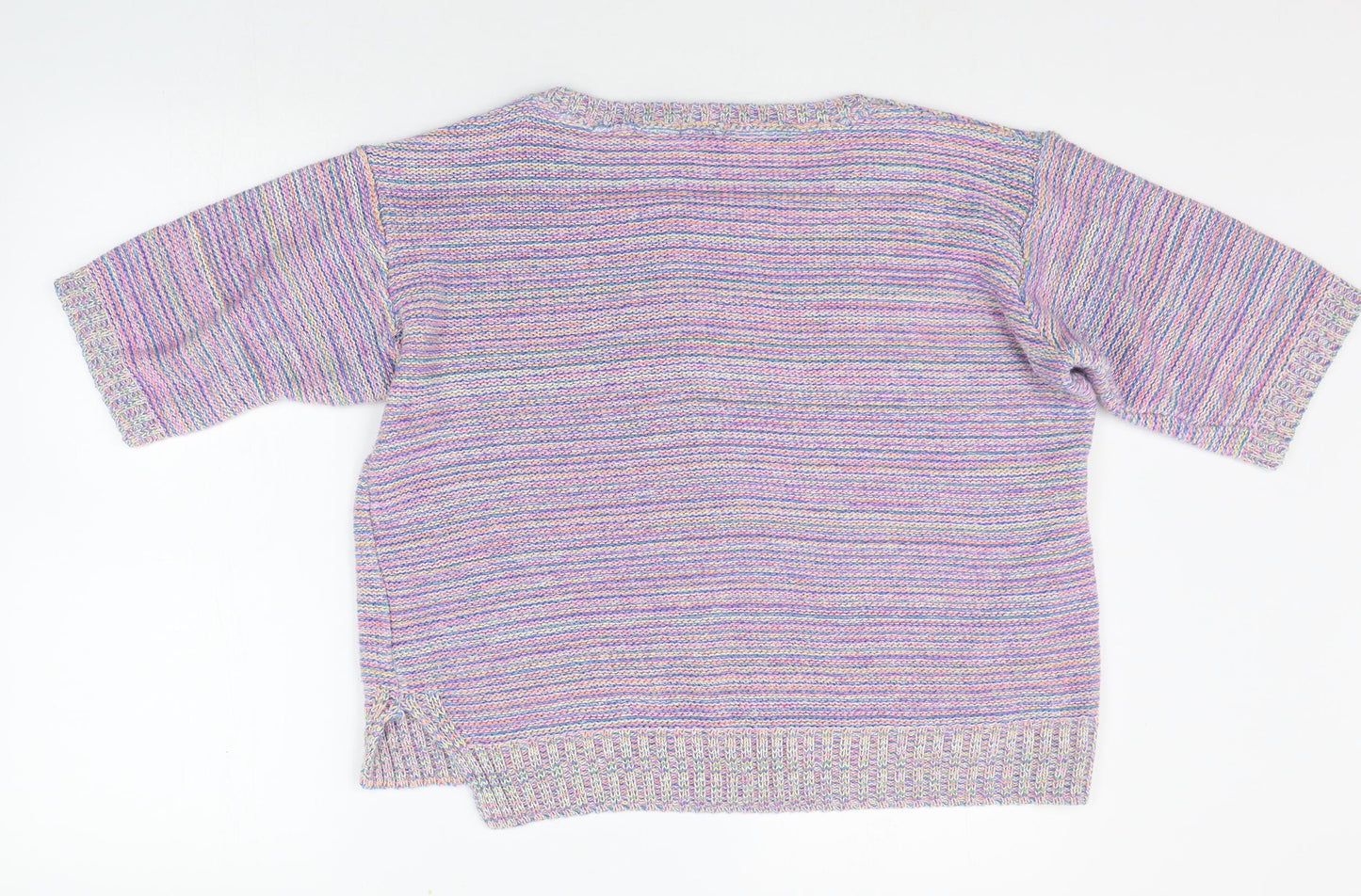 F&F Womens Purple Striped  Pullover Jumper Size 14