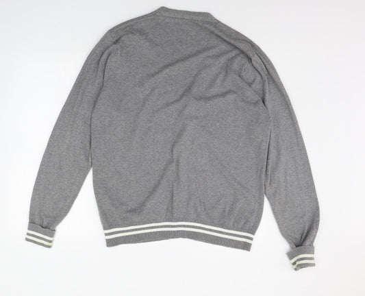 Cedar Wood State Womens Grey   Cardigan Jumper Size L