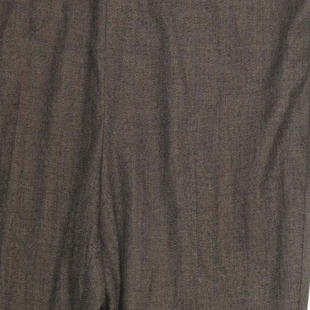 Womens UK Size 18 Marks and Spencer Regular Fit  Brown Trousers