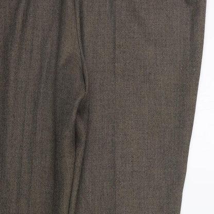 Womens UK Size 18 Marks and Spencer Regular Fit  Brown Trousers