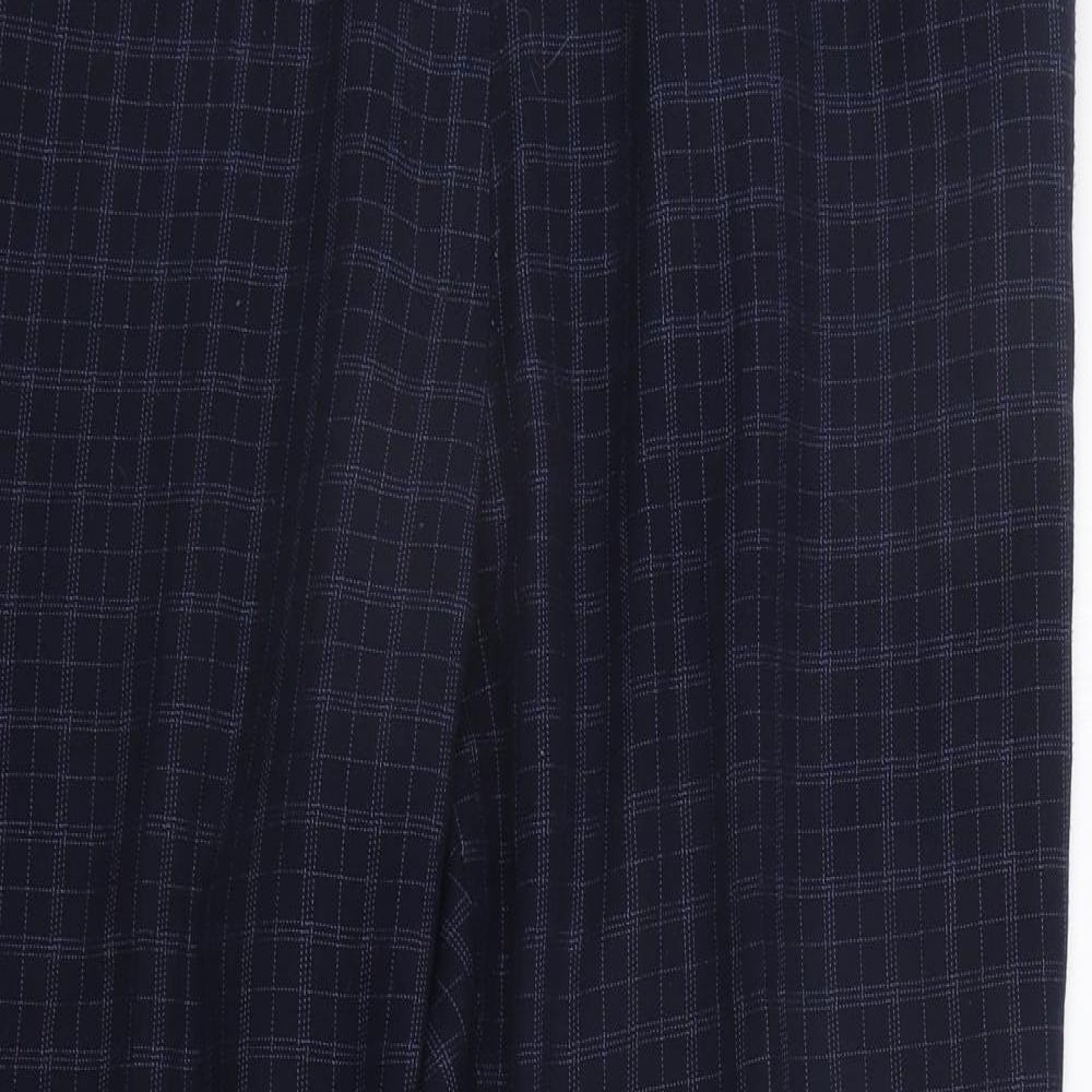 Womens UK Size 18 Marks and Spencer Regular Fit  Blue Trousers