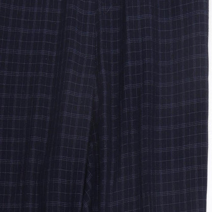 Womens UK Size 18 Marks and Spencer Regular Fit  Blue Trousers
