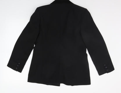 KALFE SA Womens Black   Jacket Suit Jacket Size 14