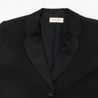 KALFE SA Womens Black   Jacket Suit Jacket Size 14