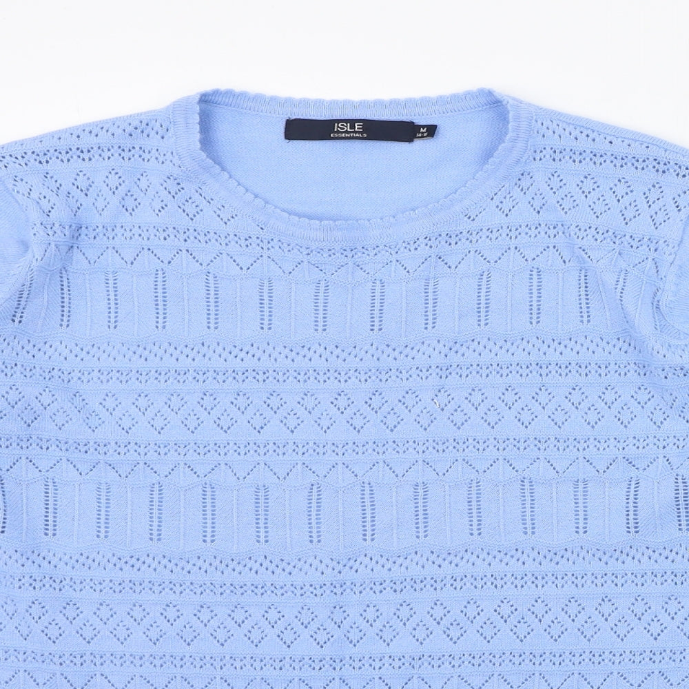 Womens UK Size M EWM Blue Pullover Jumper