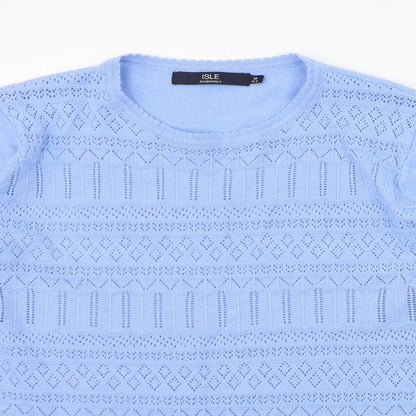 Womens UK Size M EWM Blue Pullover Jumper