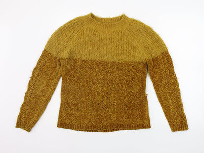 Matalan Womens Yellow   Pullover Jumper Size S