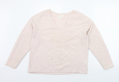 Womens UK Size XS H&M Pink Pullover Jumper