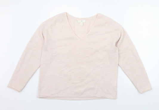 Womens UK Size XS H&M Pink Pullover Jumper