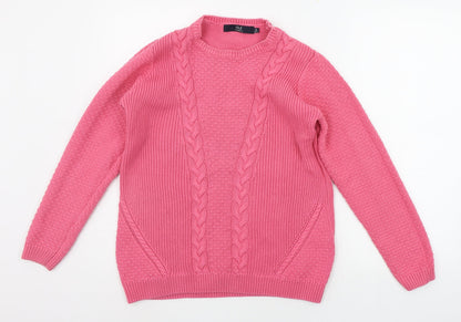 EWM Womens Pink   Pullover Jumper Size M