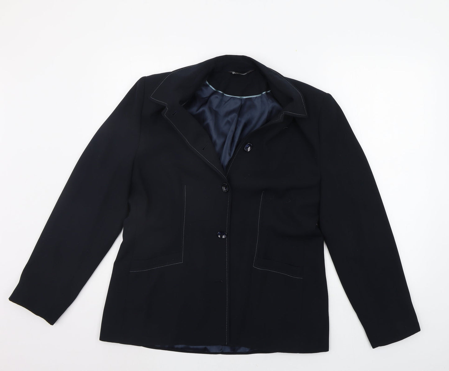 BHS Womens Blue   Jacket Suit Jacket Size 16