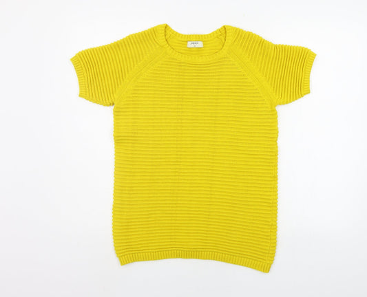 Womens UK Size 12 Matalan Yellow Pullover Jumper