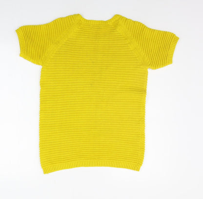 Womens UK Size 12 Matalan Yellow Pullover Jumper