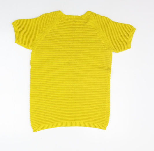 Womens UK Size 12 Matalan Yellow Pullover Jumper