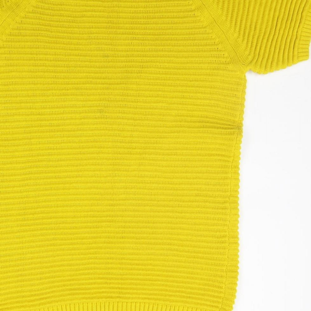 Womens UK Size 12 Matalan Yellow Pullover Jumper