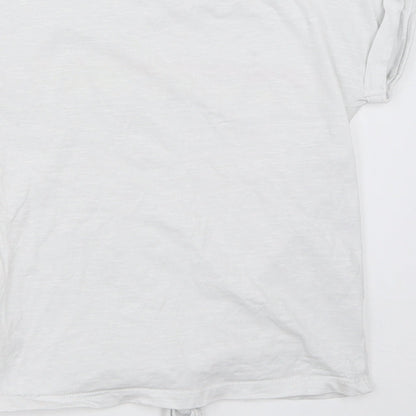 Mini Club Girls White   Basic T-Shirt Size 5-6 Years
