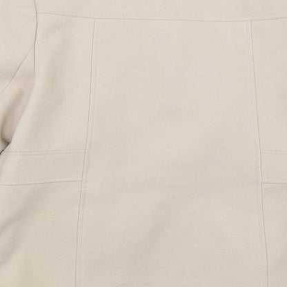 Womens UK Size 14 BHS Beige Overcoat