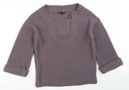Marks and Spencer Womens Purple   Pullover Jumper Size 14
