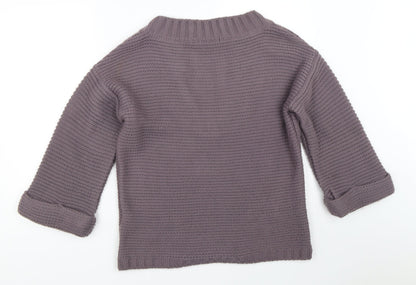 Marks and Spencer Womens Purple   Pullover Jumper Size 14
