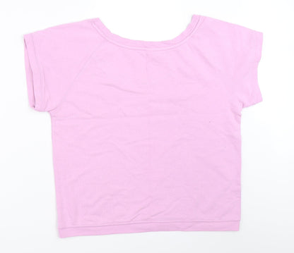 B&C Womens Purple   Basic T-Shirt Size L