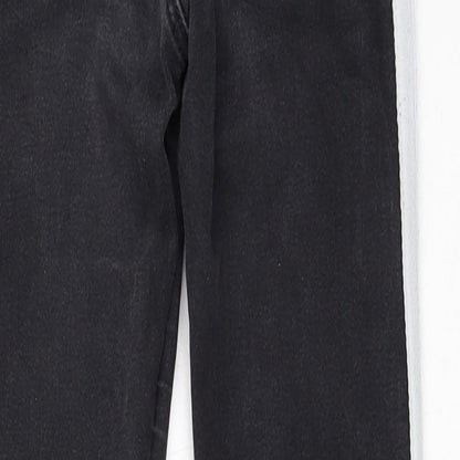 Womens UK Size 27 in Preworn Regular Fit Skinny Black Jeans