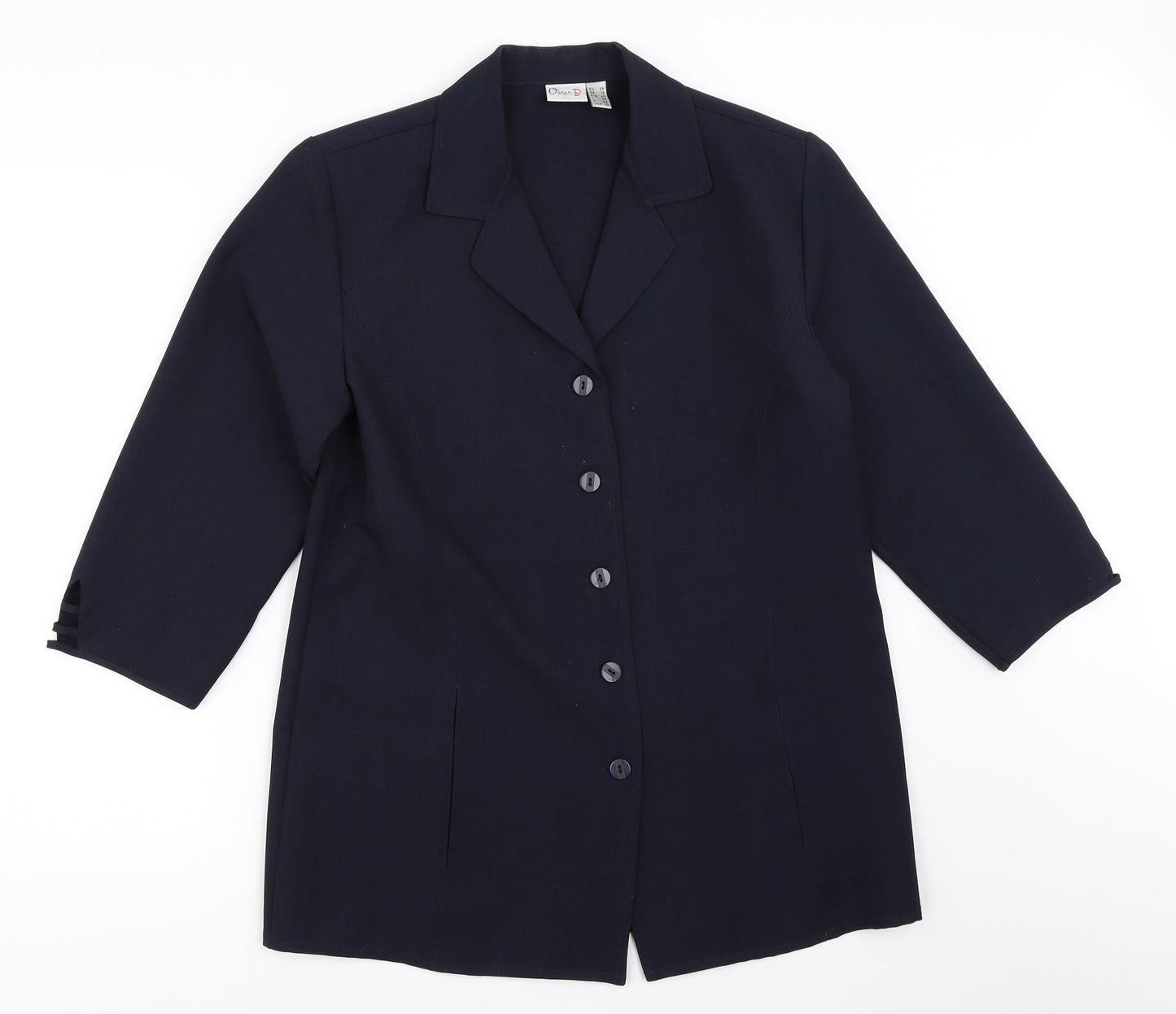 Womens UK Size 12 Oscar B Blue Jacket