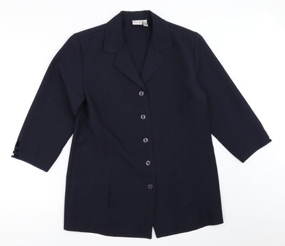 Womens UK Size 12 Oscar B Blue Jacket