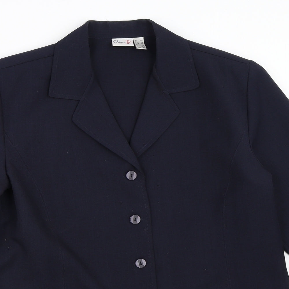 Womens UK Size 12 Oscar B Blue Jacket