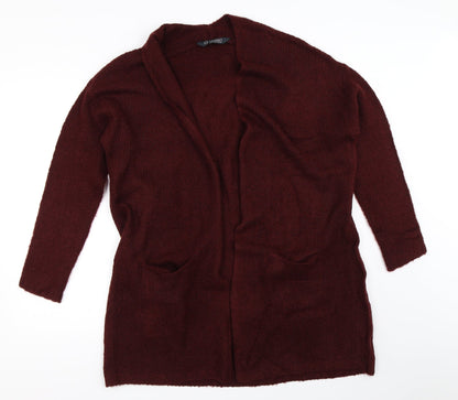 Avenue Womens Red   Cardigan Jumper Size 8