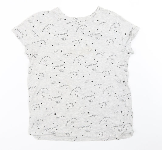 Bershka Womens Grey   Basic T-Shirt Size M