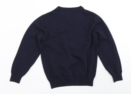 George Boys Blue   Pullover Jumper Size 6-7 Years