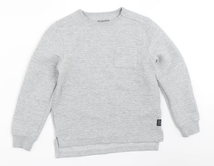 Primark Boys Grey   Pullover Sweatshirt Size 9-10 Years