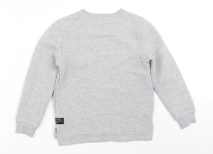Primark Boys Grey   Pullover Sweatshirt Size 9-10 Years