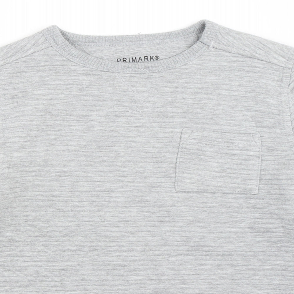 Primark Boys Grey   Pullover Sweatshirt Size 9-10 Years