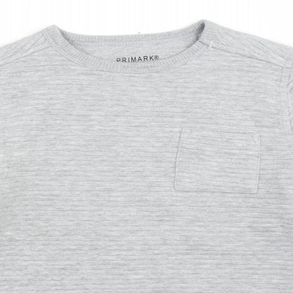 Primark Boys Grey   Pullover Sweatshirt Size 9-10 Years