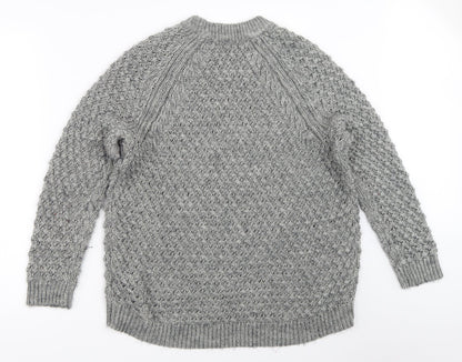 Womens UK Size S H&M Grey Pullover Jumper
