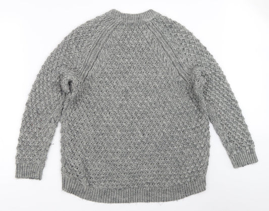 Womens UK Size S H&M Grey Pullover Jumper