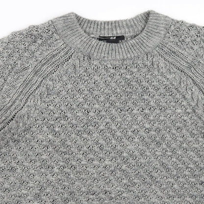 Womens UK Size S H&M Grey Pullover Jumper