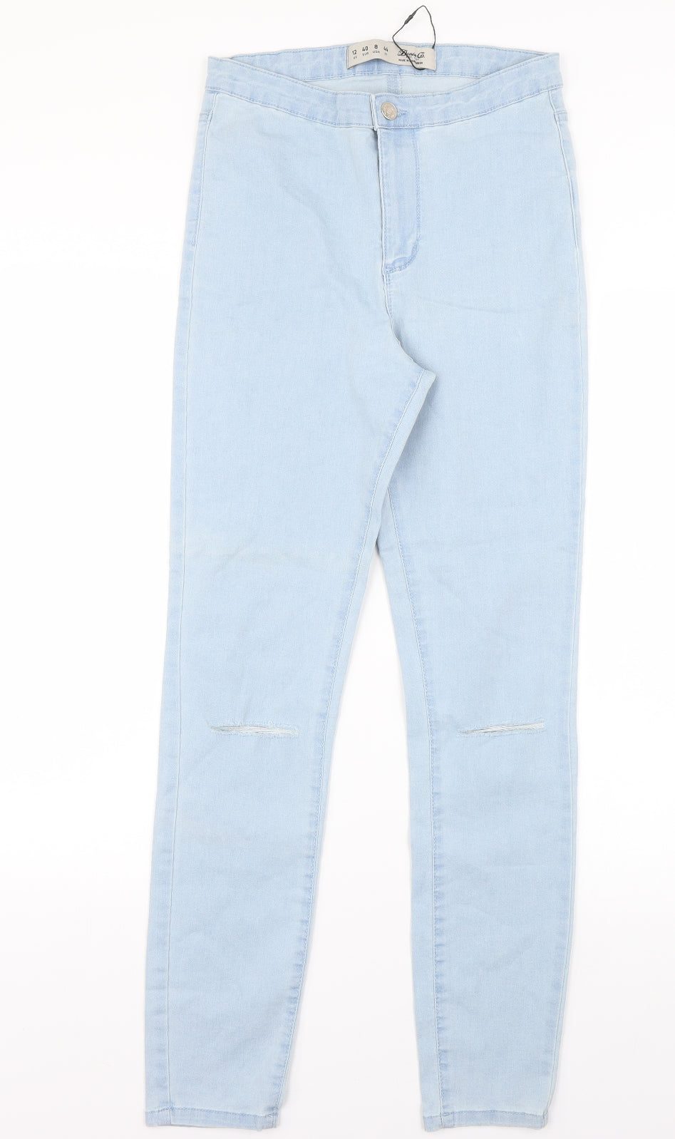 Denim & Co. Womens Blue   Jegging Jeans Size 12 L25 in