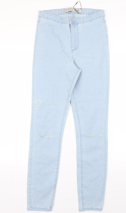 Denim & Co. Womens Blue   Jegging Jeans Size 12 L25 in