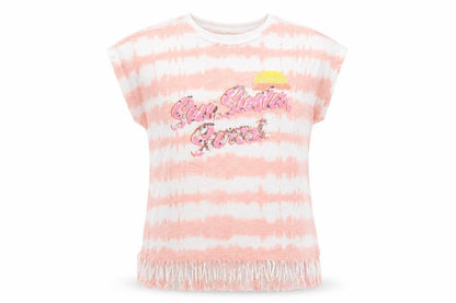 Marks and Spencer Girls Multicoloured Geometric  Basic T-Shirt Size 12-13 Years