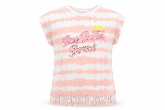 Marks and Spencer Girls Multicoloured Geometric  Basic T-Shirt Size 12-13 Years