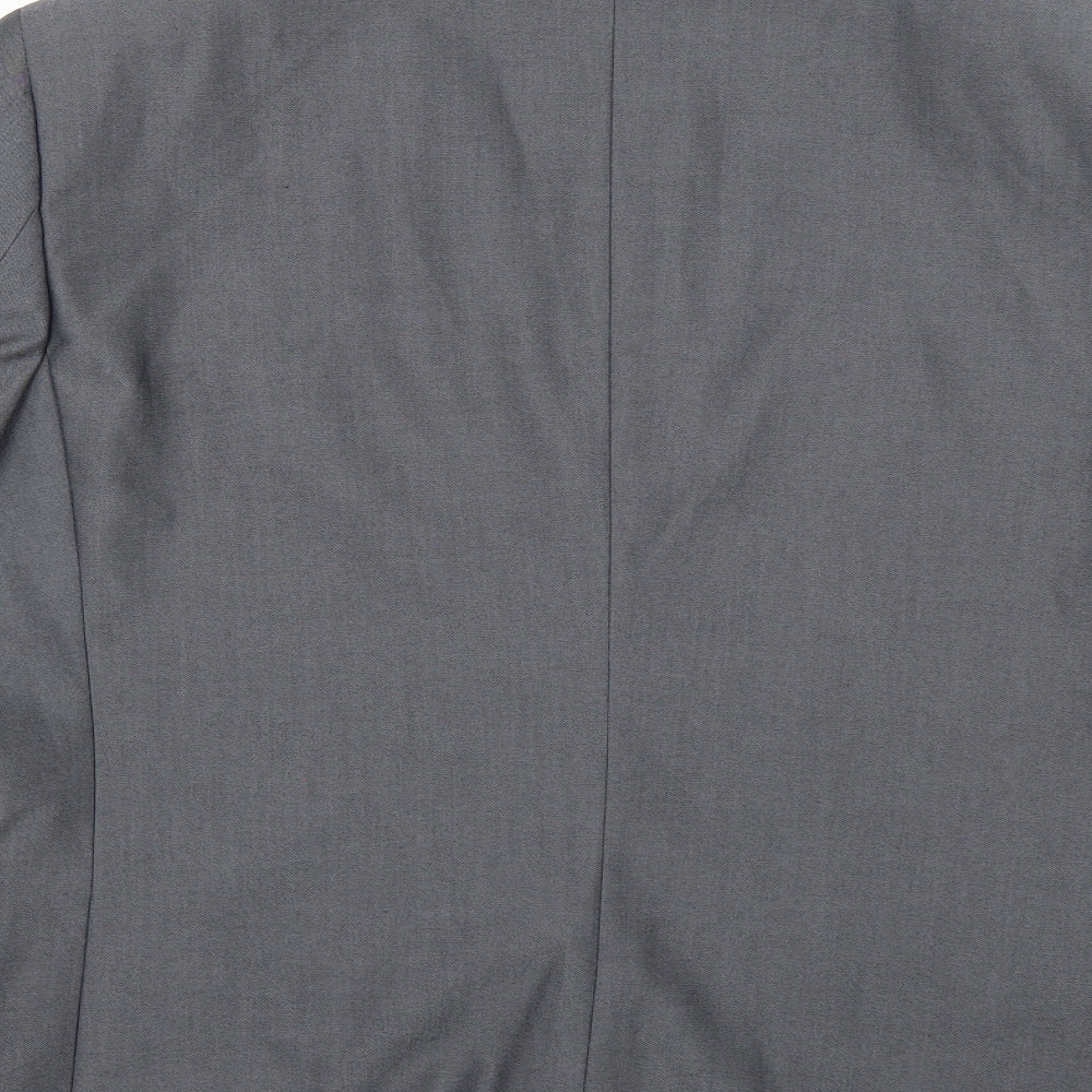 Mens UK Size S Fellini Regular Grey Suit Jacket