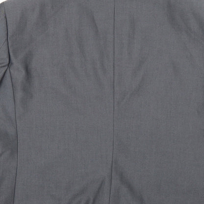 Mens UK Size S Fellini Regular Grey Suit Jacket