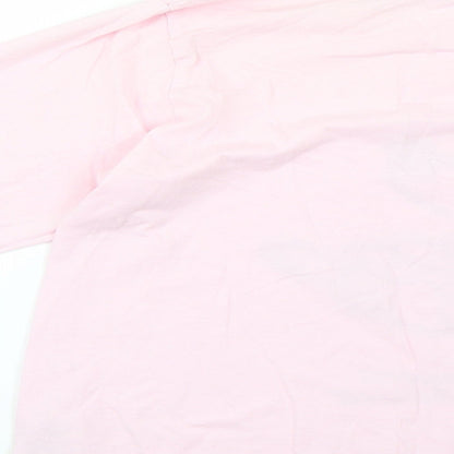 Disney Womens Pink Geometric  Top Pyjama Top Size 10  - Disney