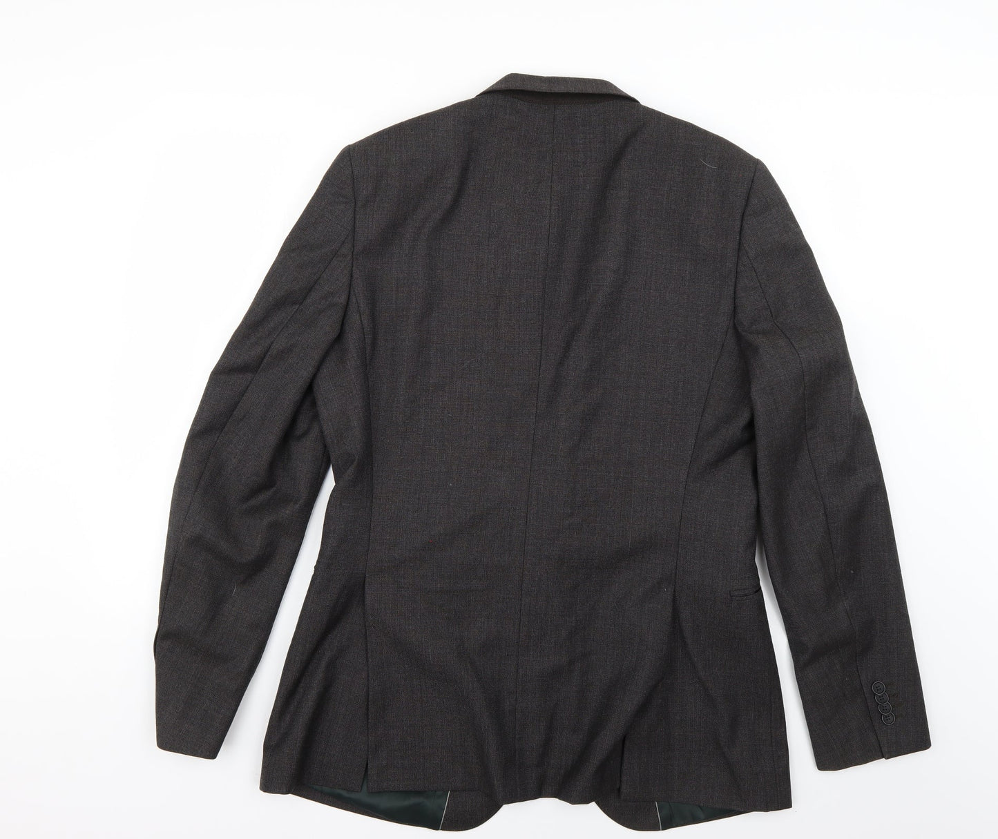 Mens UK Size L Preworn Regular Grey Suit Jacket