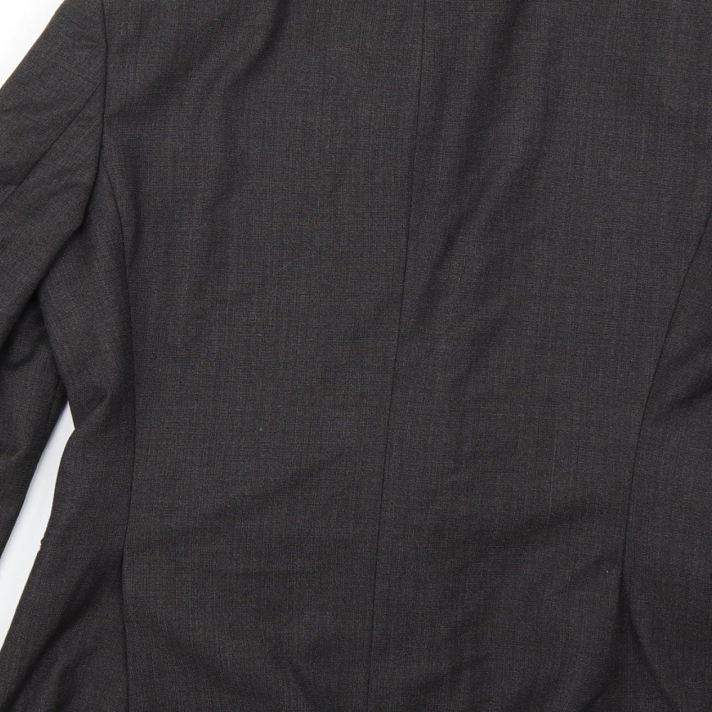 Mens UK Size L Preworn Regular Grey Suit Jacket