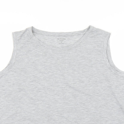 the relaxed Womens Grey   Basic Tank Size 18